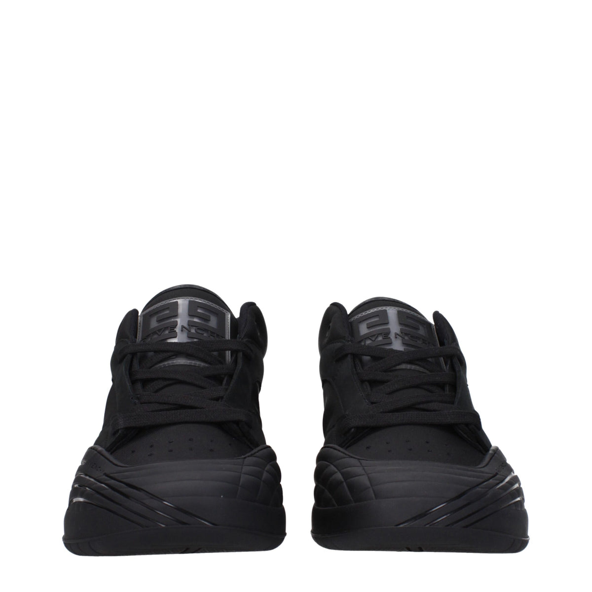 Givenchy Black Fabric Low Top Sneakers