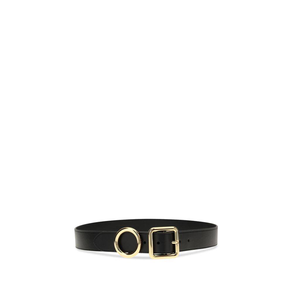 Jacquemus Black Calf Leather Bos Taurus Regular Belt