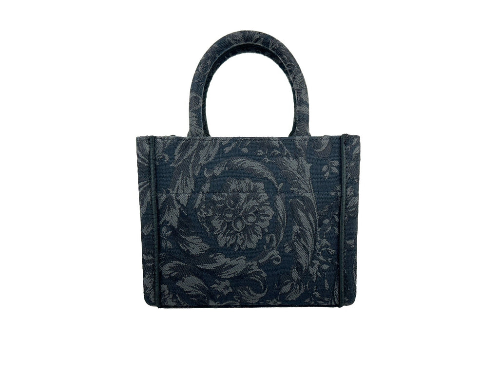 Versace Women'S 'Extra Small Athena' Shopping Bag Black