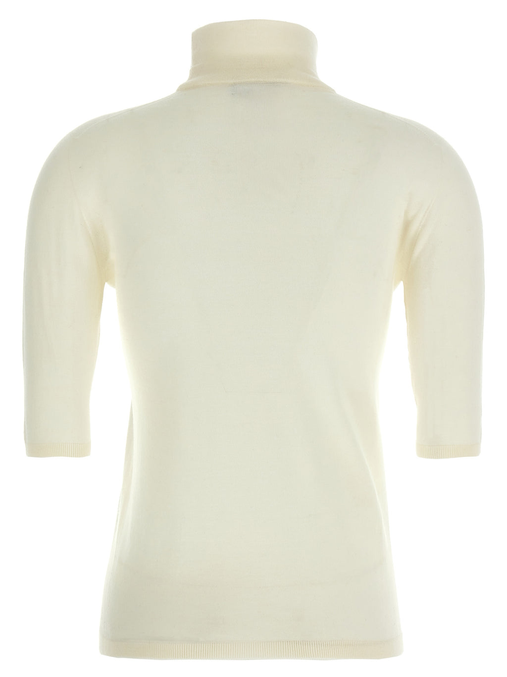Max Mara White Virgin Wool Cardigan