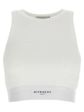 Givenchy White Cotton Tank Tops