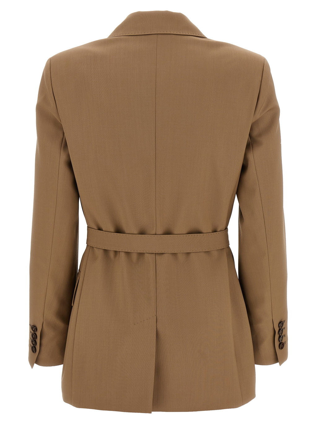 Max Mara Brown Virgin Wool Blazer