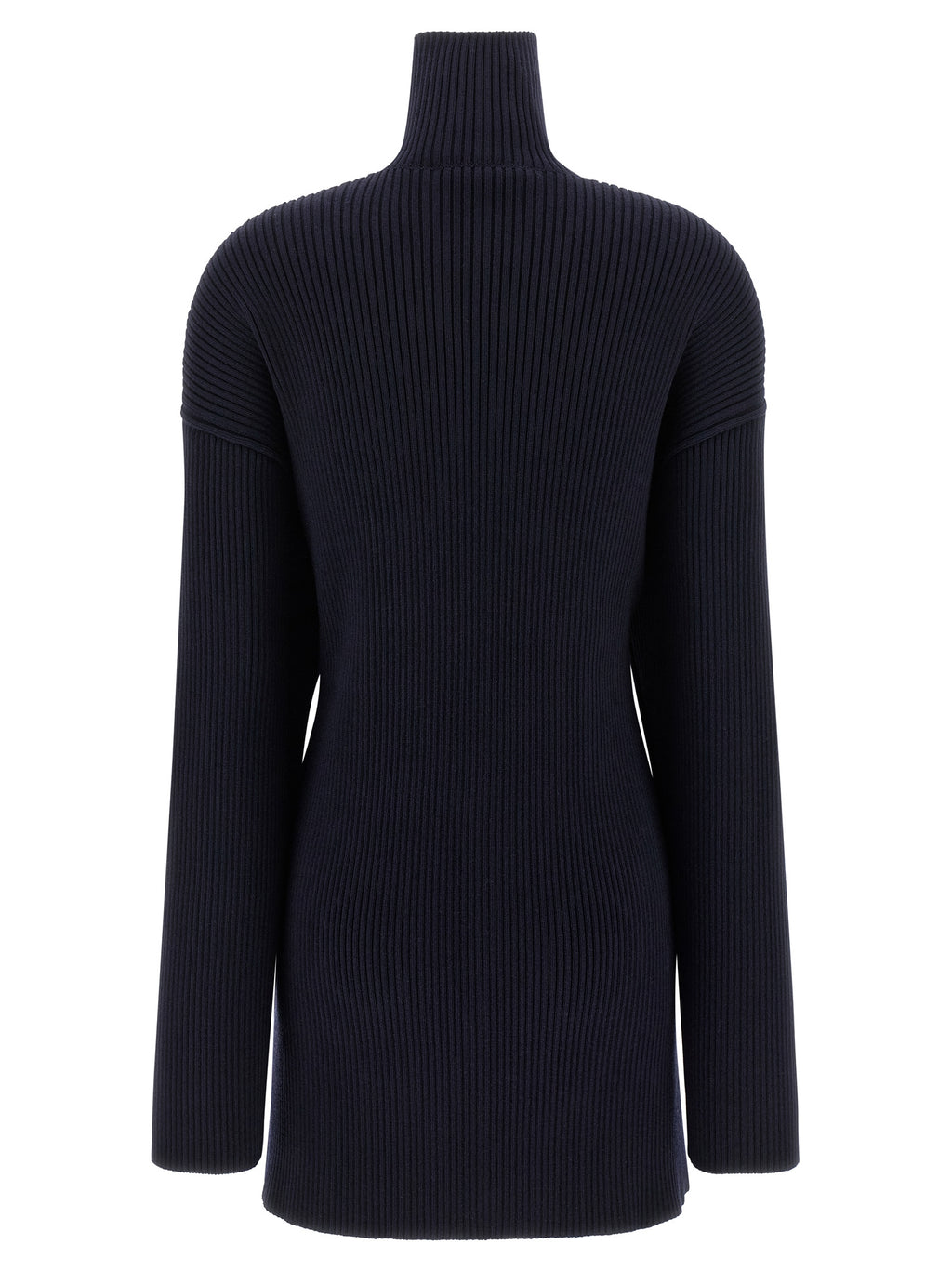 Balenciaga Blue Wool Short Dress