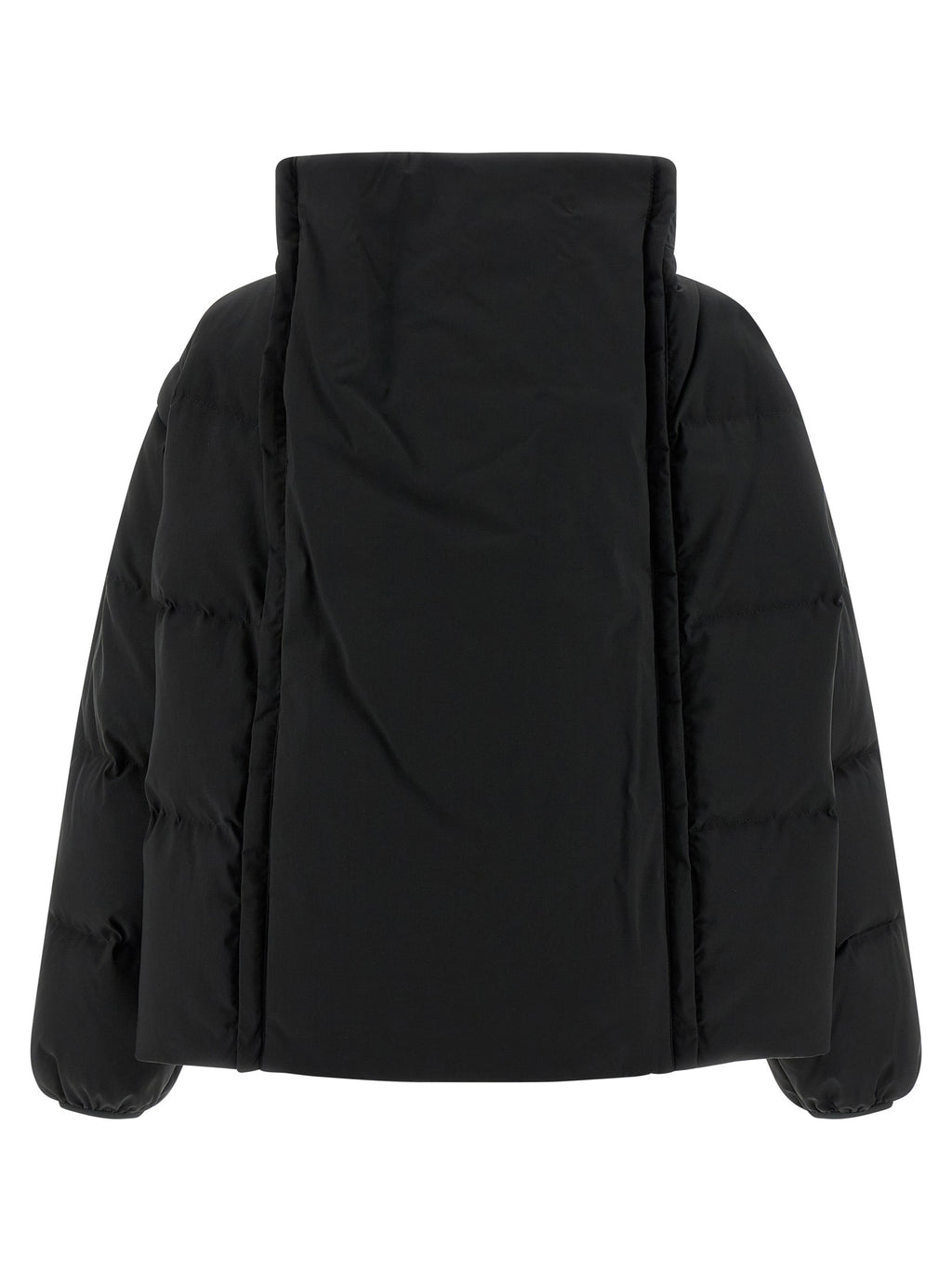 MM6 Maison Margiela Black Polyester Full-Length Jacket