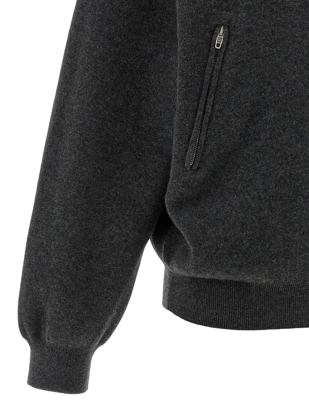 Balenciaga Gray Wool Cardigan