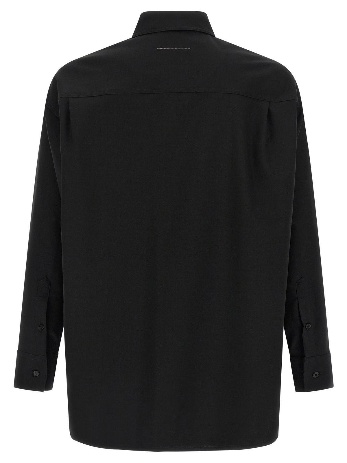 MM6 Maison Margiela Black Polyester Blouse
