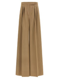 Max Mara Brown Virgin Wool Casual Pants