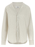 MM6 Maison Margiela Gray Cotton Blouse