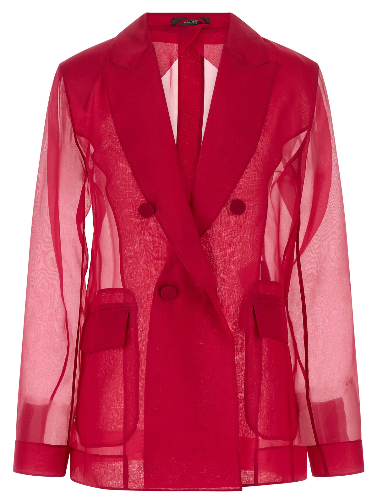 Max Mara Fuchsia Silk Blazer