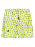 Versace Multicolor Silk Bermuda Shorts