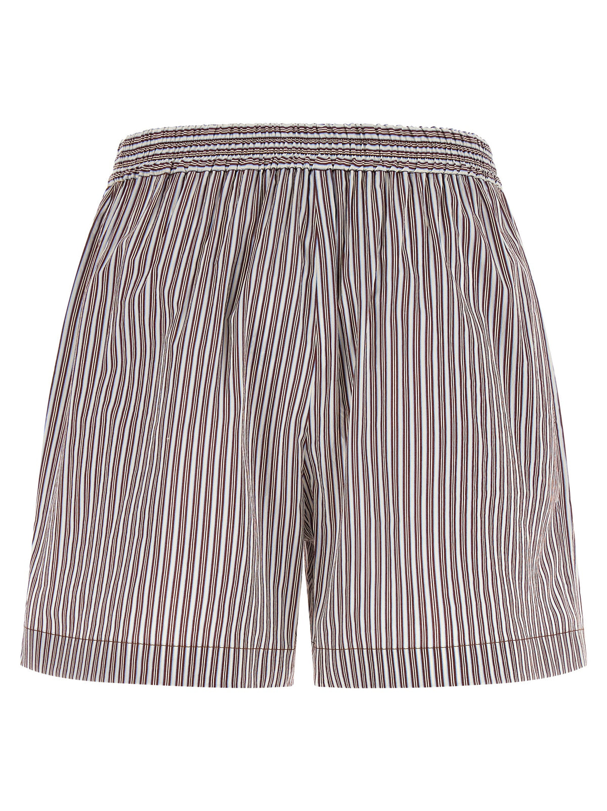 Brunello Cucinelli Bordeaux Cotton Bermuda Shorts