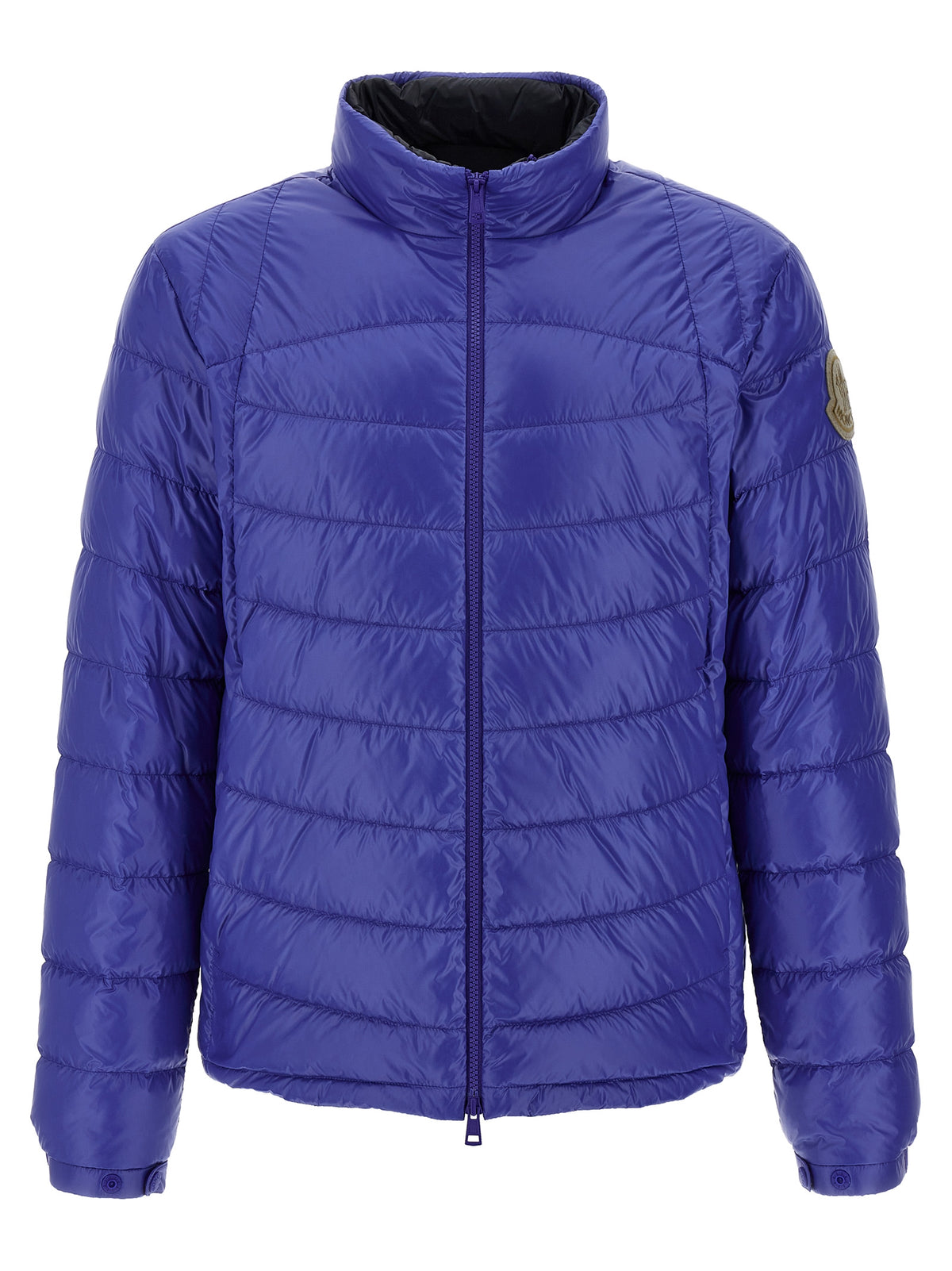 Moncler Blue Polyamide Full-Length Jacket