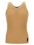 Fendi Beige Polyamide Tank Tops