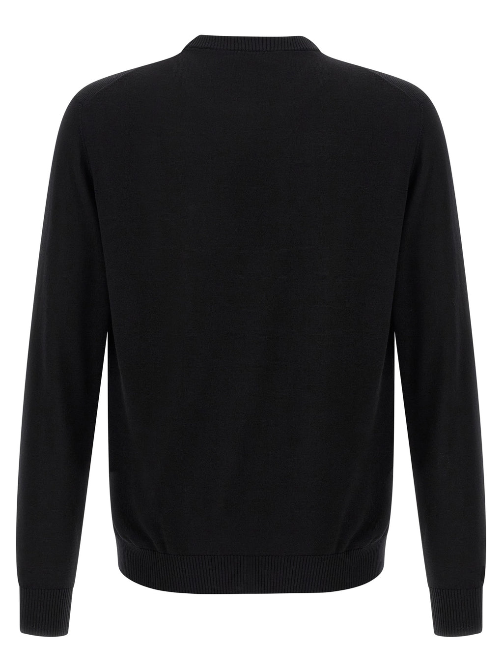 Fendi Black Virgin Wool Cardigan