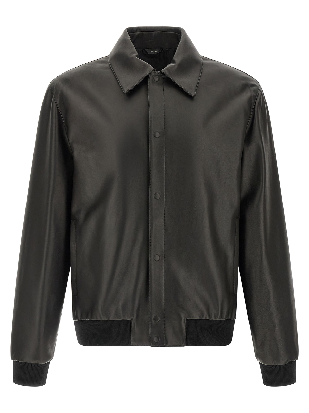 Fendi Black Lamb Leather Leather Jacket