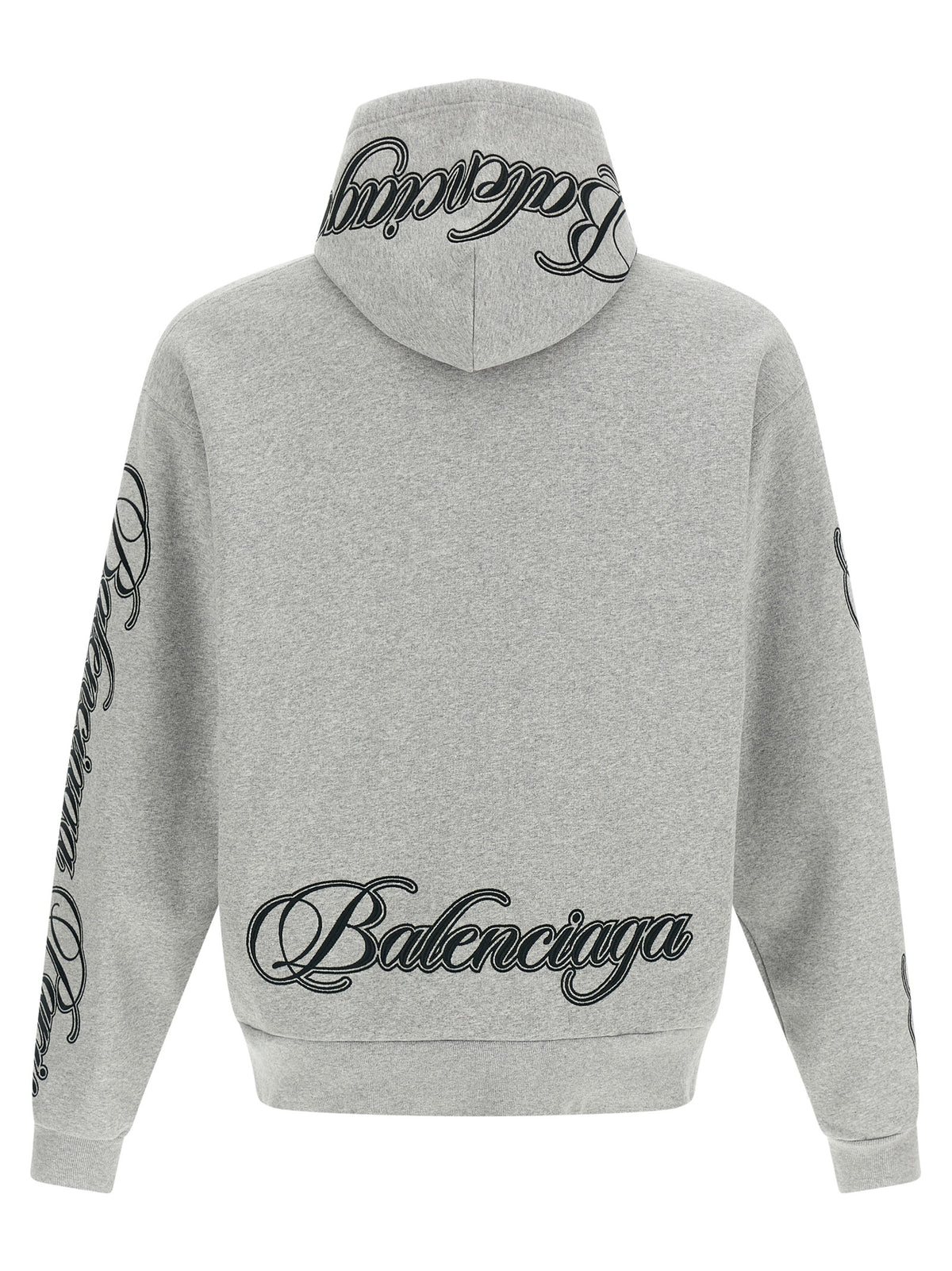 Balenciaga Gray Cotton Sweatshirt