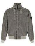 Stone Island Gray Polyamide Bomber