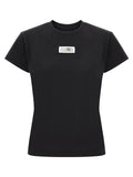 MM6 Maison Margiela Black Cotton T-Shirt
