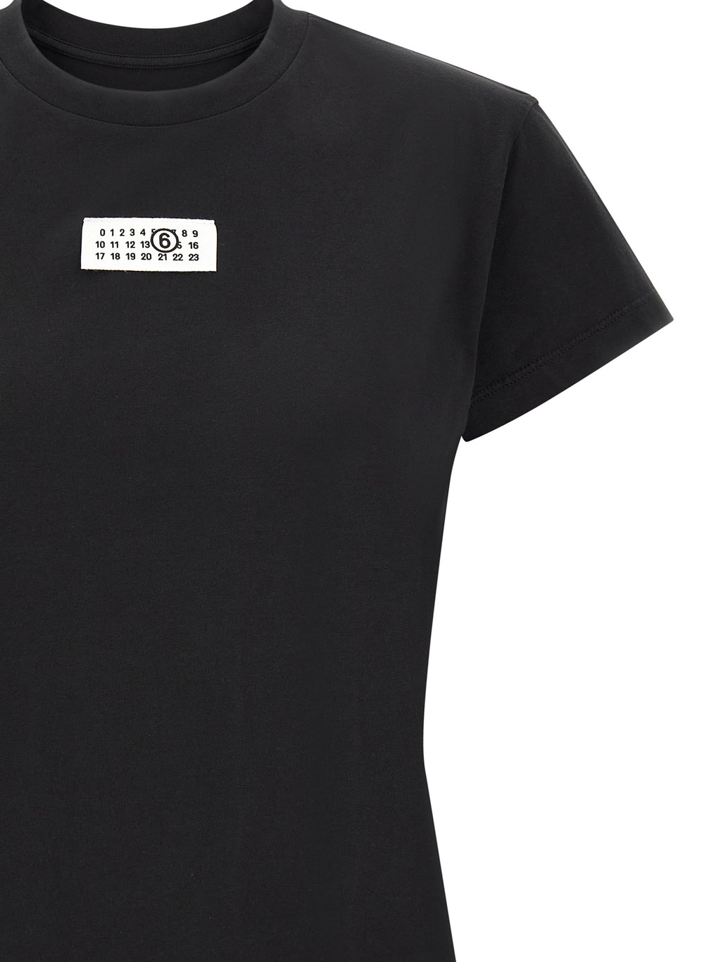 MM6 Maison Margiela Black Cotton T-Shirt