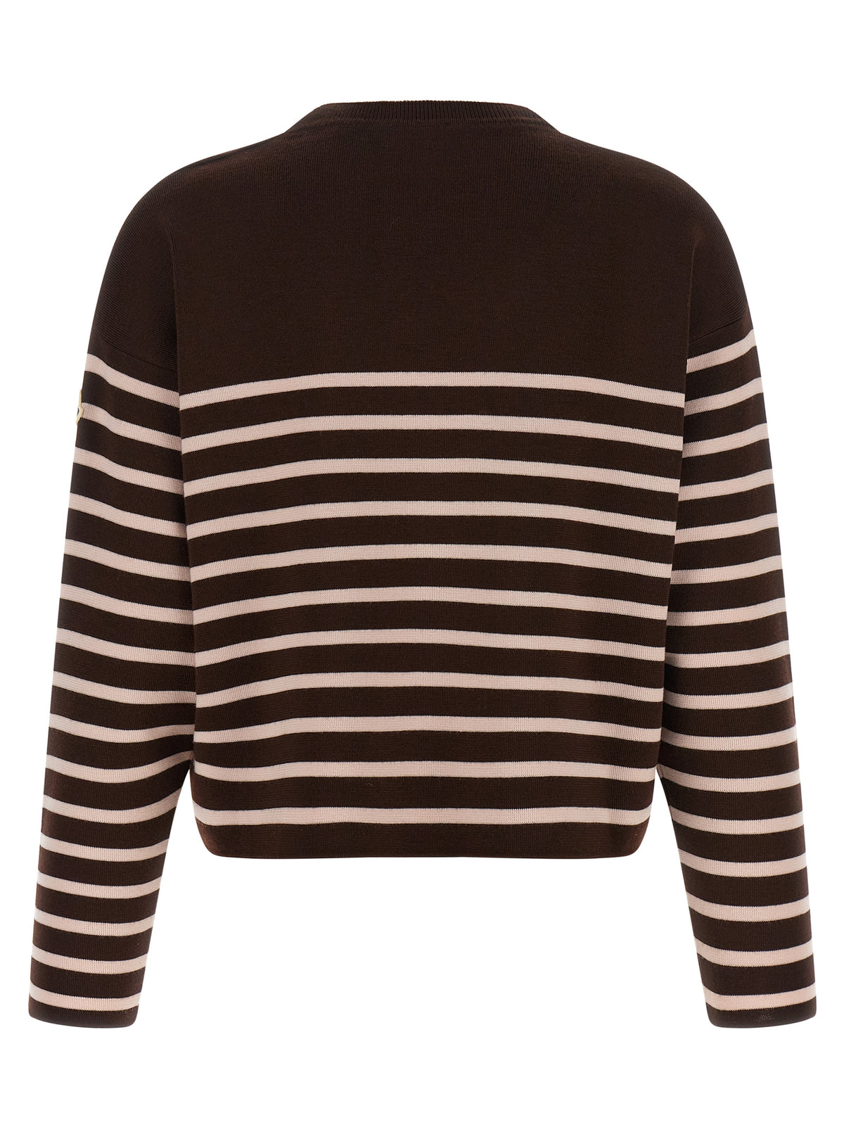 Moncler Brown Virgin Wool Cardigan