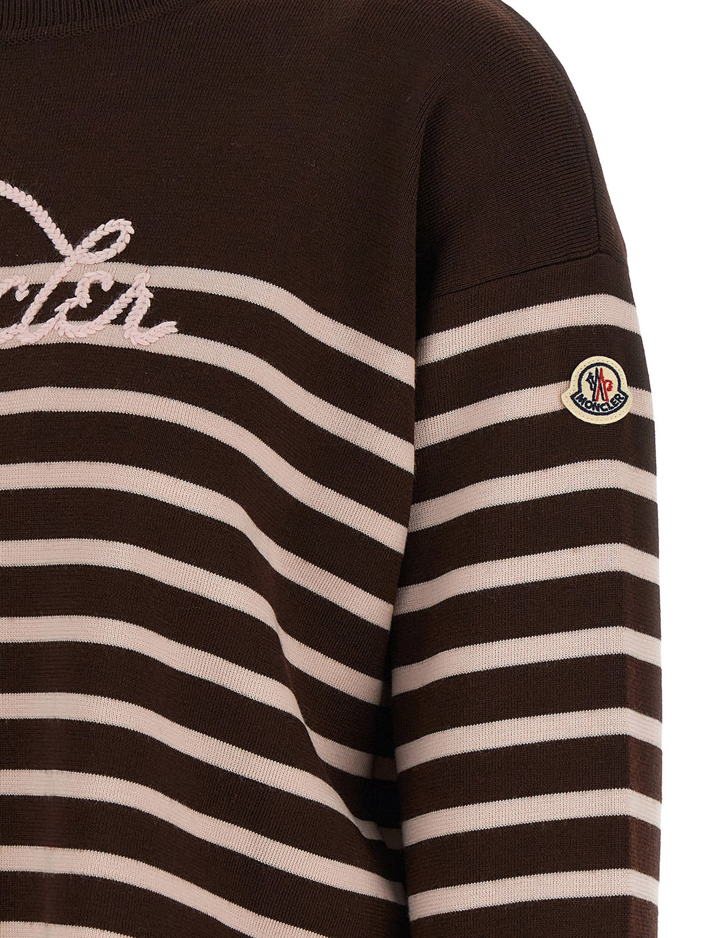 Moncler Brown Virgin Wool Cardigan