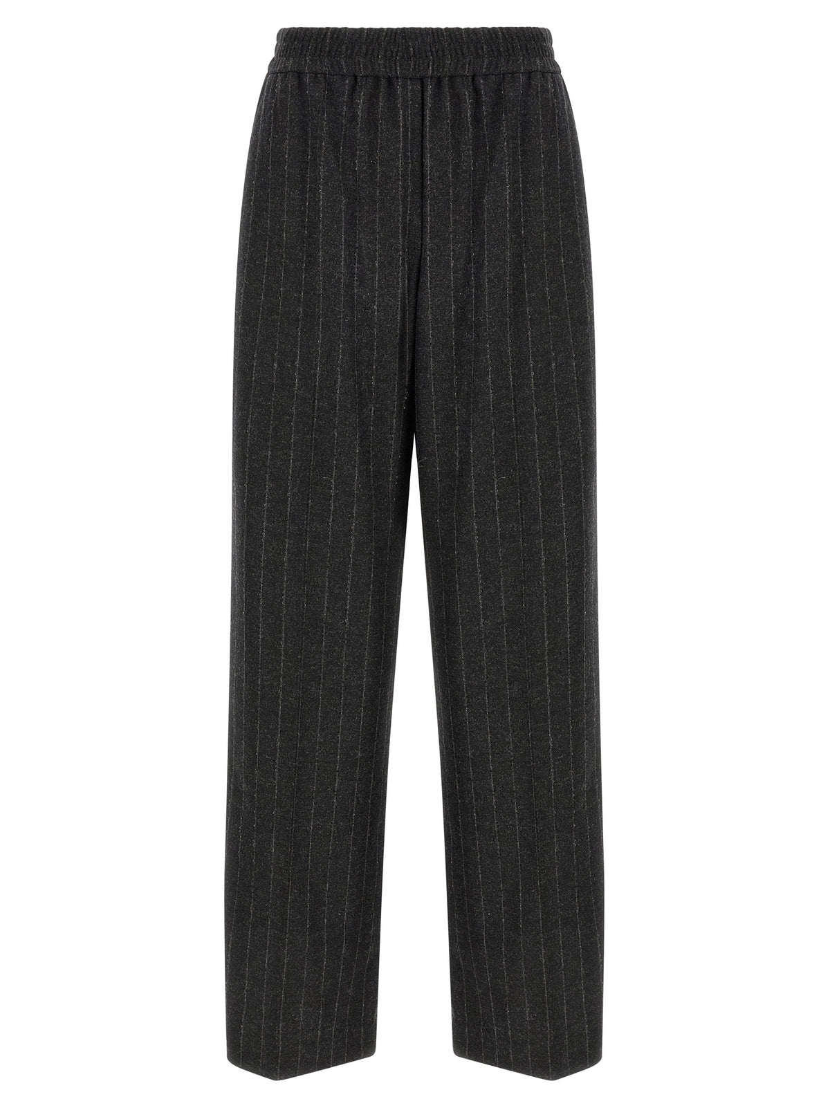 Brunello Cucinelli Gray Virgin Wool Casual Pants