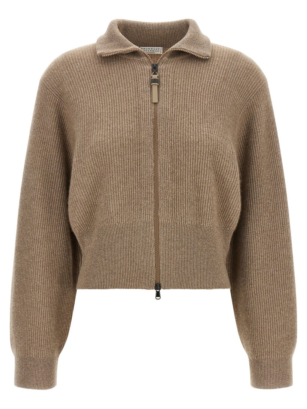 Brunello Cucinelli Brown Cashmere Cardigan