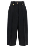 Zimmermann Black Wool Cropped Pants