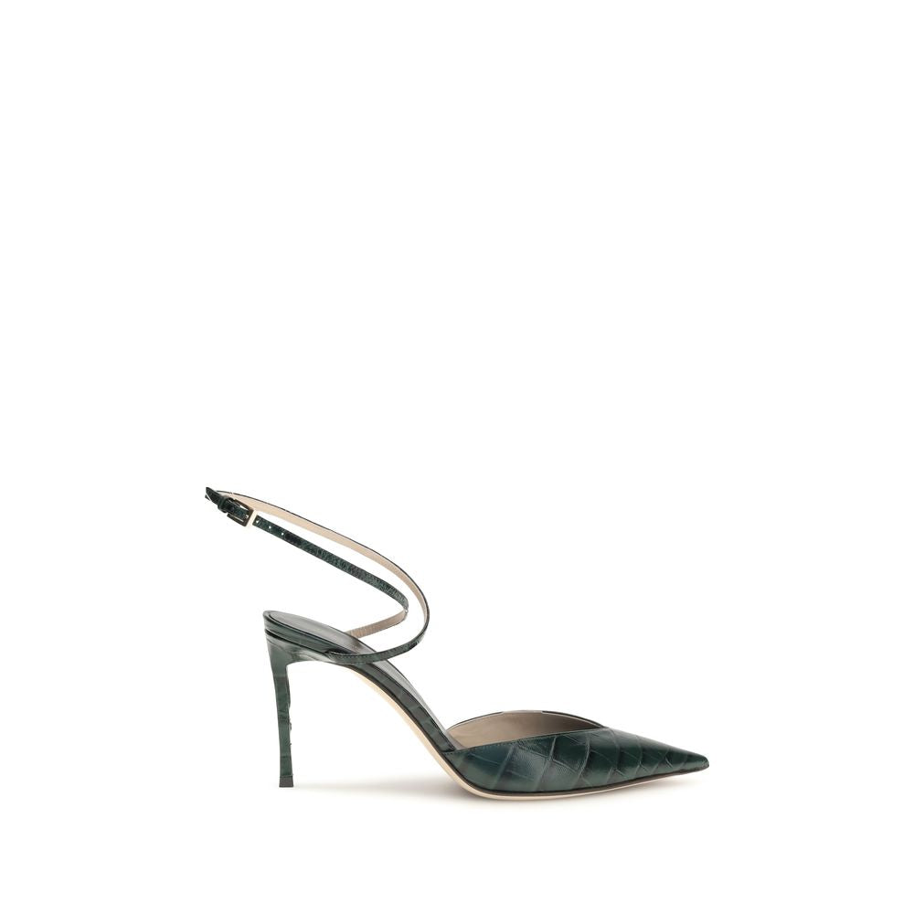 Tom Ford Bicolor Goatskin High Heel Pumps