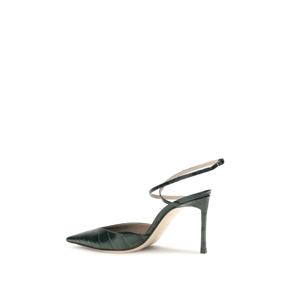Tom Ford Bicolor Goatskin High Heel Pumps
