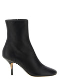 Jacquemus Black Lamb Leather Ankle Boots