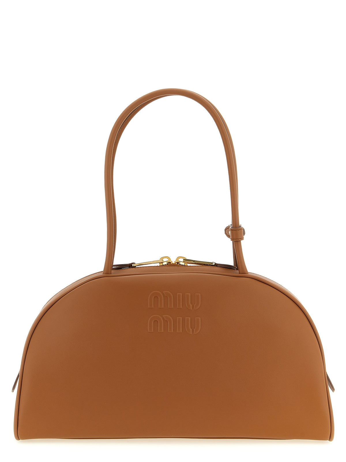 Miu Miu Brown Calfskin Shoulder Bag