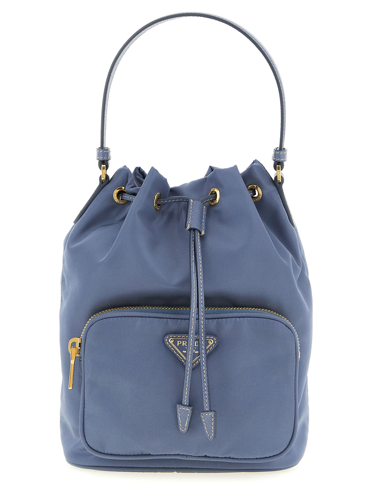 Prada Blue Recycled Polyamide Handbag