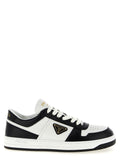Prada Bicolor Calfskin Low Top Sneakers