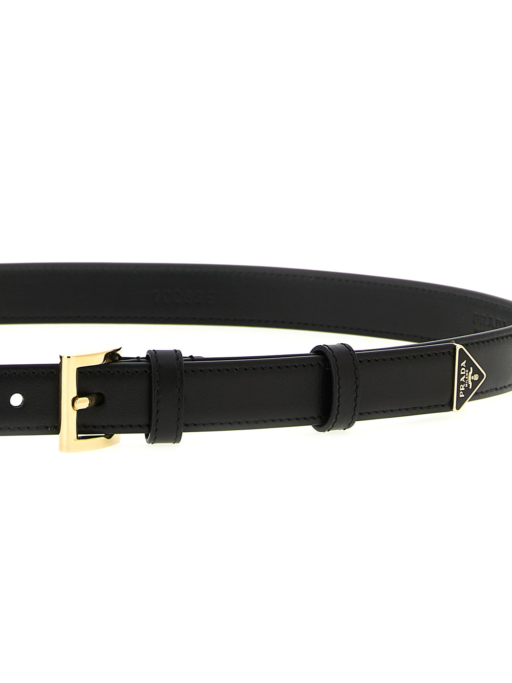 Prada Black Calfskin Regular Belt