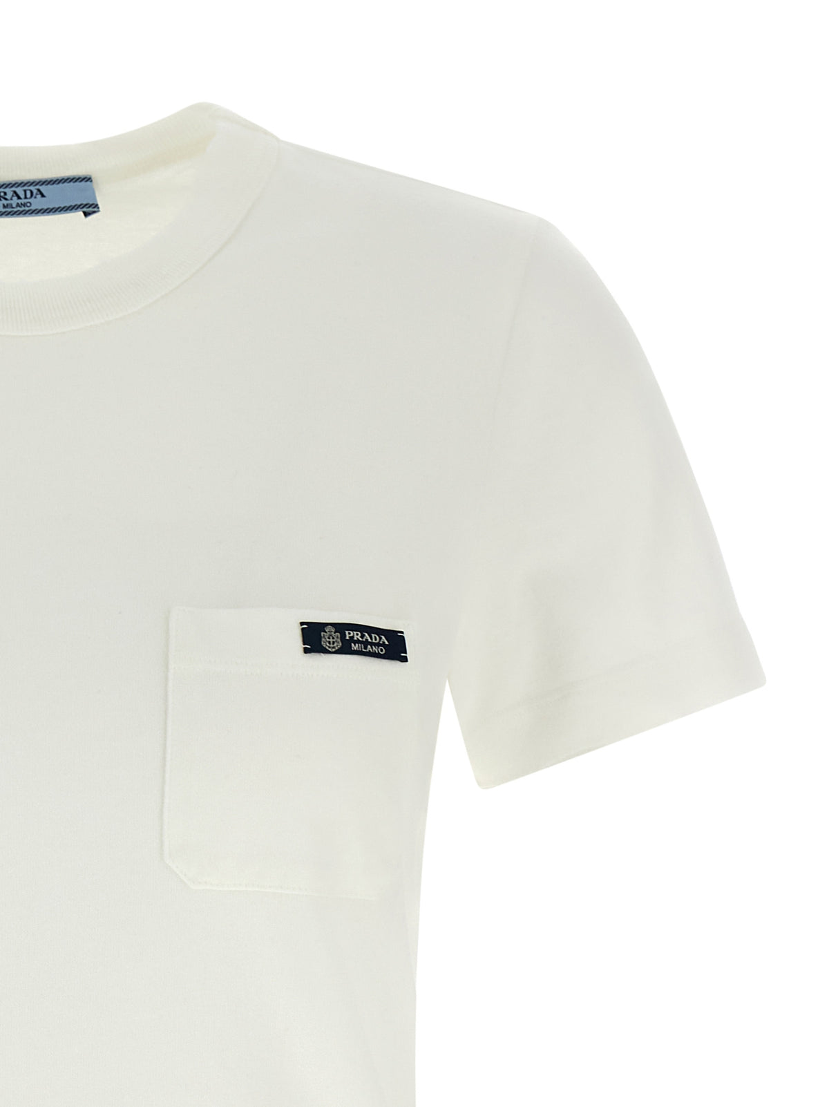 Prada White Cotton T-Shirt