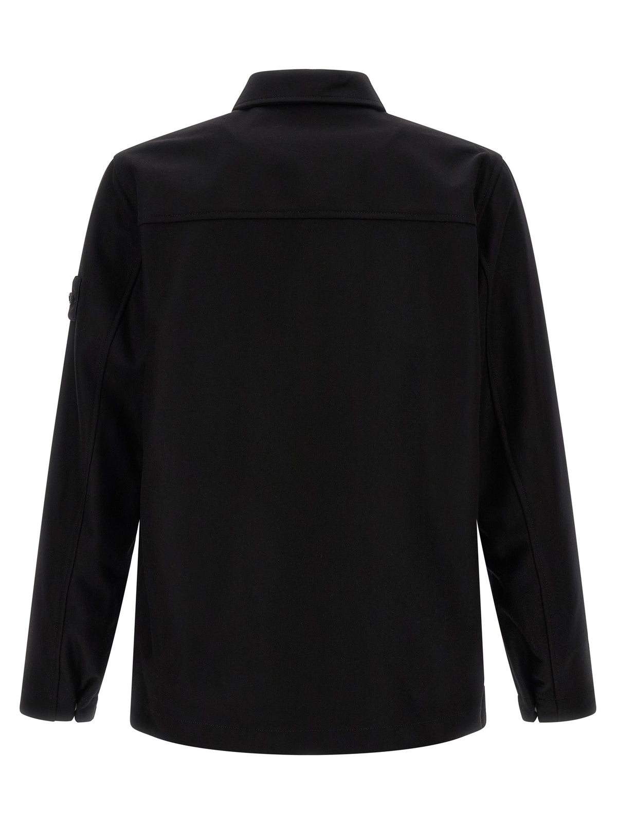 Stone Island Black Virgin Wool Blouse