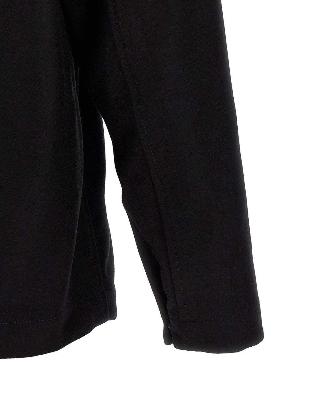 Stone Island Black Virgin Wool Blouse