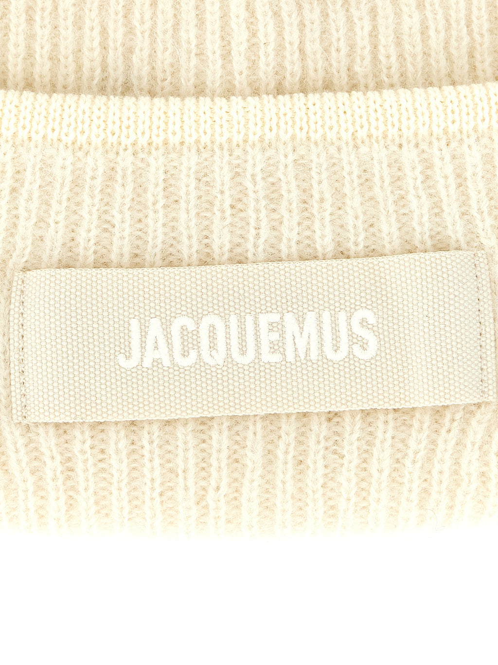 Jacquemus White Wool Beanie