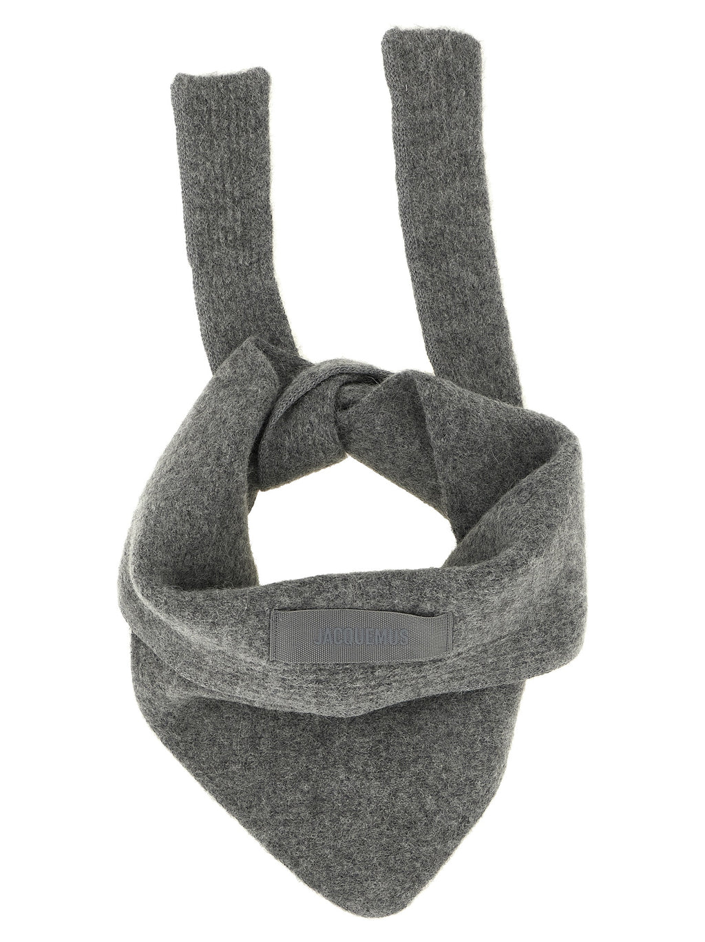 Jacquemus Gray Wool Scarf