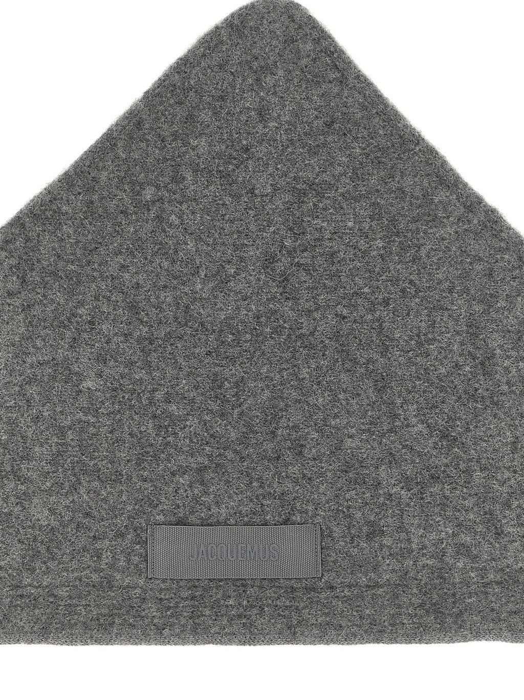 Jacquemus Gray Wool Scarf
