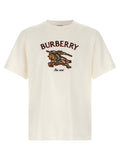 Burberry White Cotton T-Shirt