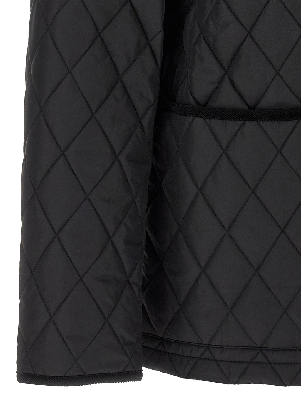 Burberry Black Polyamide Full-Length Jacket