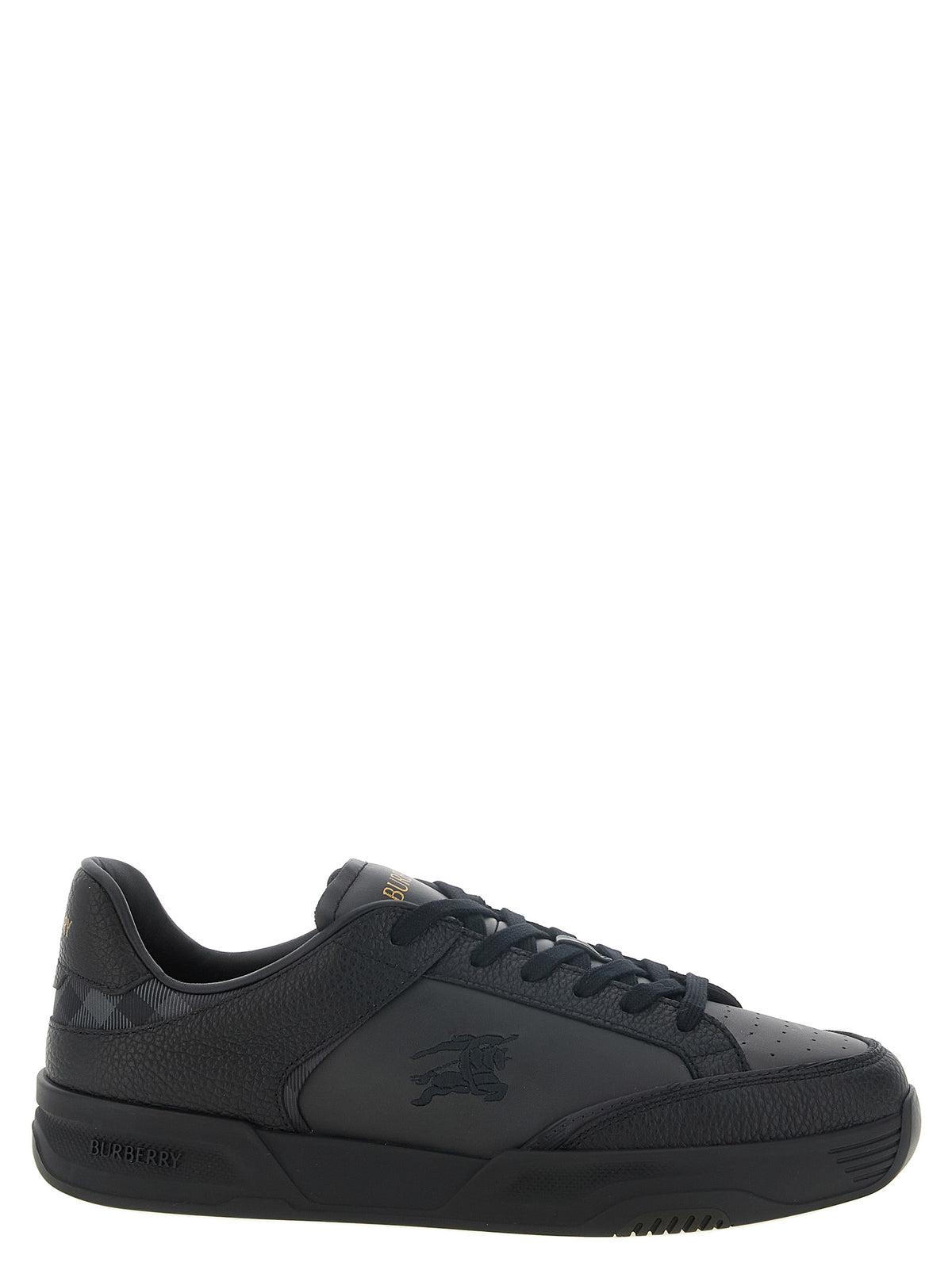 Burberry Black Leather Chunky Sneakers