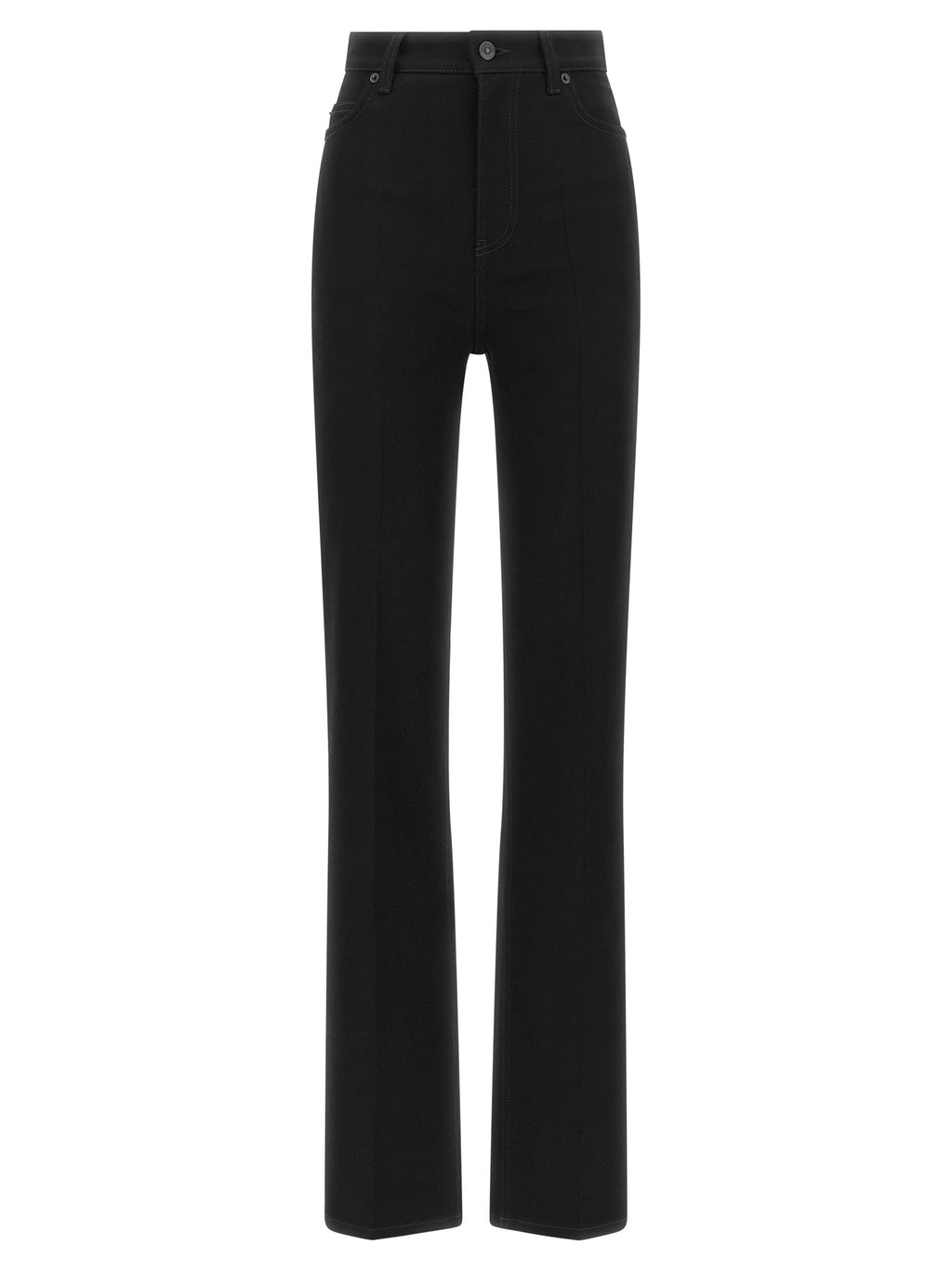 Balenciaga Black Elastane High-Waisted Jean