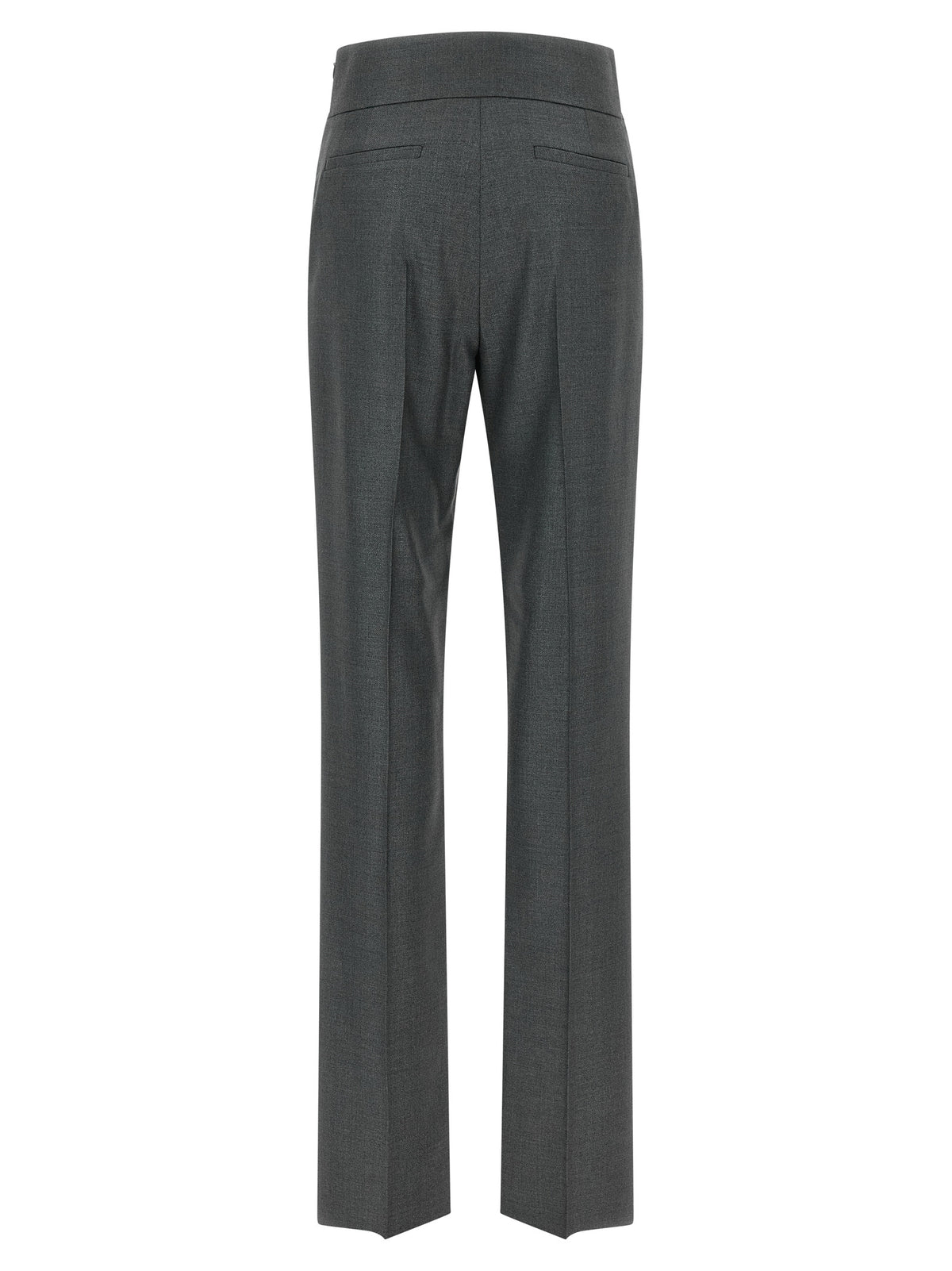 Valentino Garavani Gray Virgin Wool Dress Pants