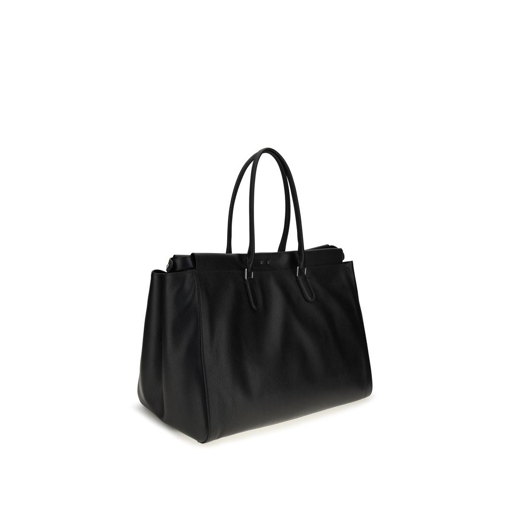 Fendi Black Calf Leather Bos Taurus Handbag
