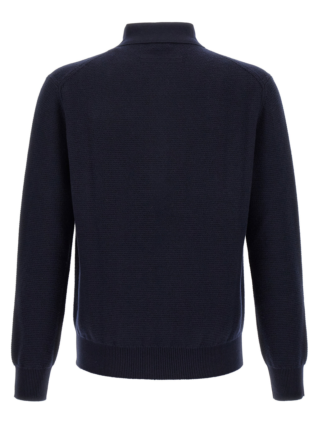 ZEGNA Blue Cashmere Polo Shirt