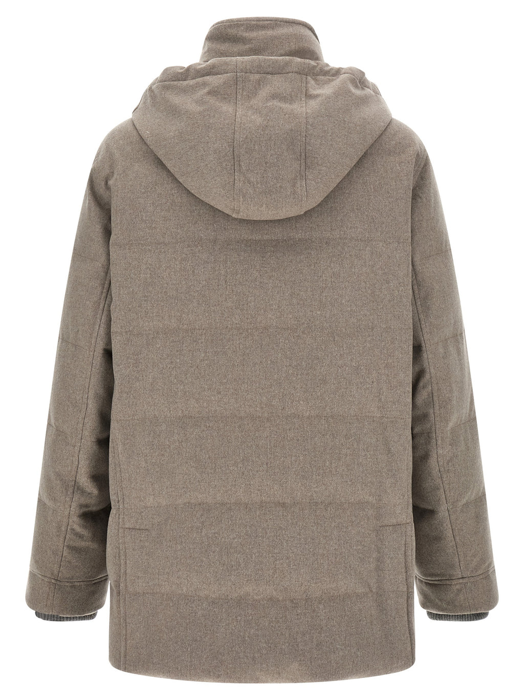 Brunello Cucinelli Beige Wool Parka