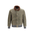 Brunello Cucinelli Bicolor Cashmere Bomber